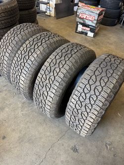 4 Goodyear Wrangler Territory AT 275/65R18 – New Takeoff Tires
