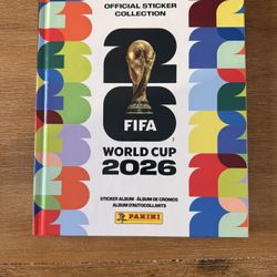 New Panini hardcover FIFA Sticker Book - Empty 