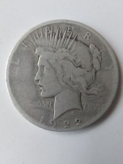 1922 Peace Silver Dollar Coin