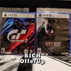 Playstation 5 VR2 games - Gran Turismo 7 and Resident Evil Village for Sale  in Las Vegas, NV - OfferUp