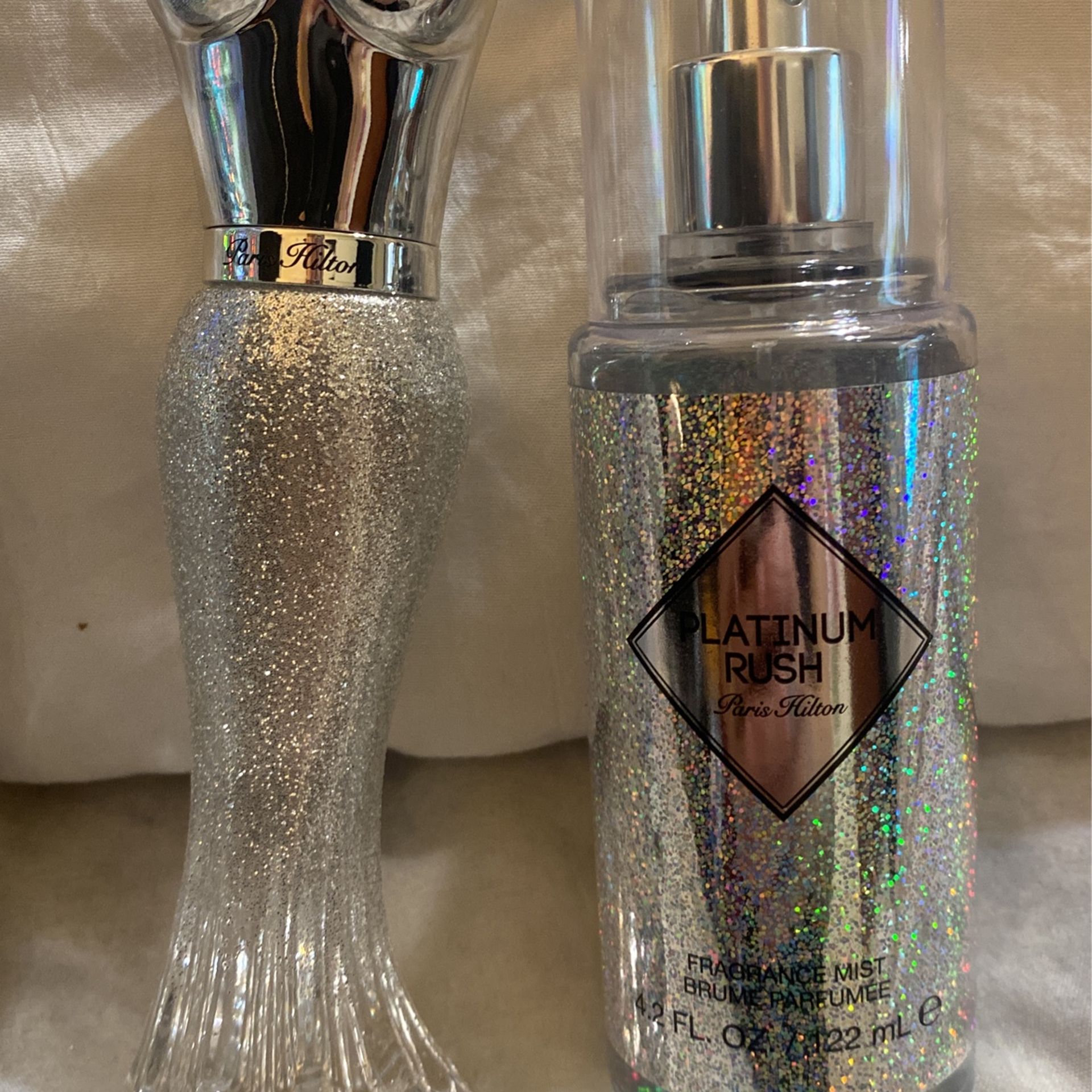 PARIS HILTON PLATINUM RUSH PERFUME BODY MIST for Sale in Fontana