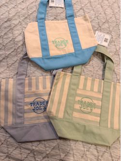 Trader Joe’s mini canvas tote bag