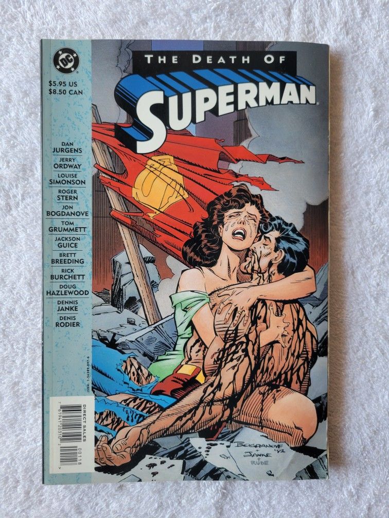 Death Of Superman Comic DC COMICS