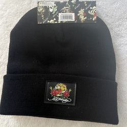Ed Hardy Black Tiger Beanie (New)