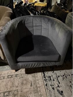 Living room Chairs grey and gold