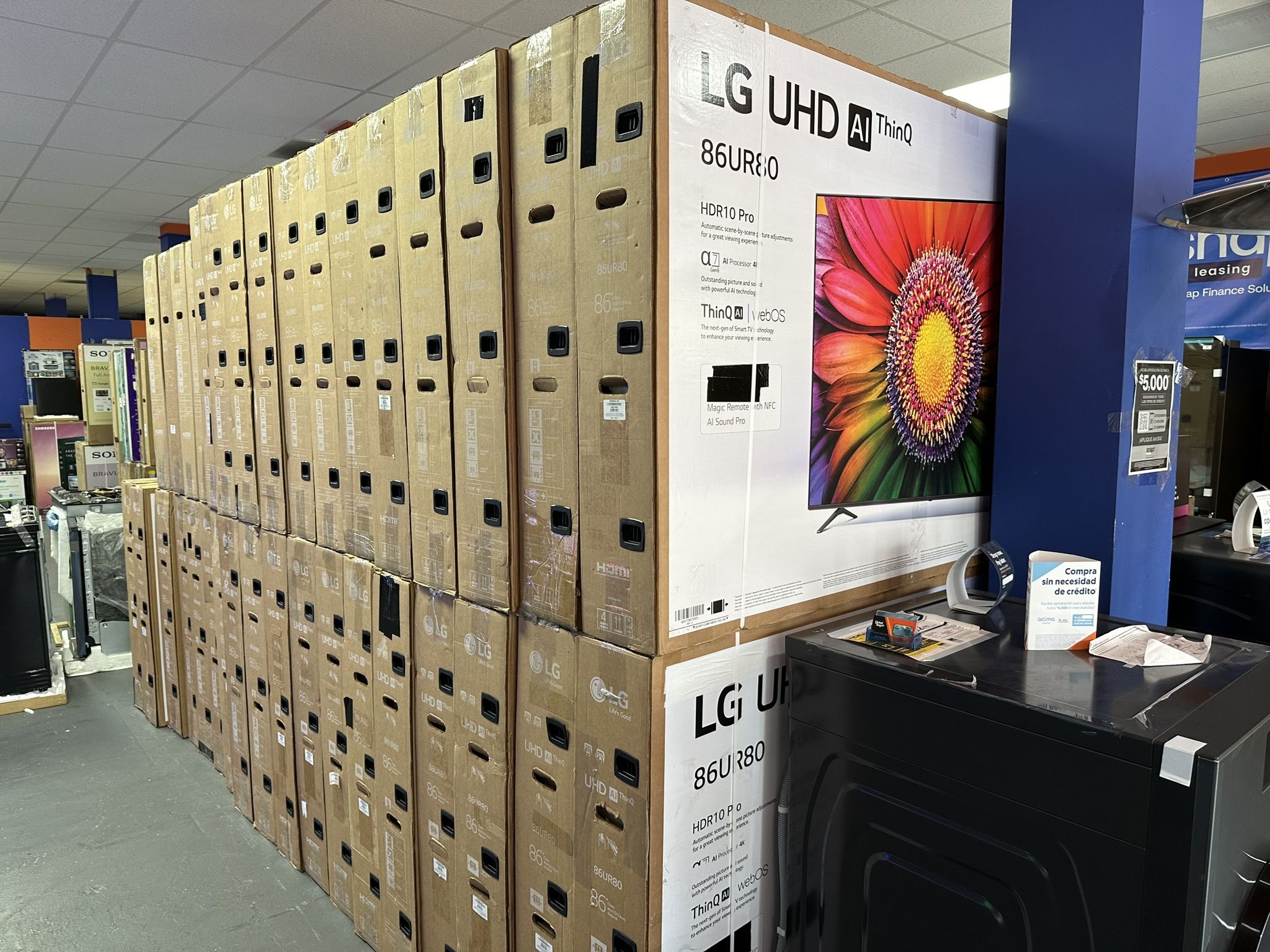 86” LG UR80 4K UHD Smart Tv 