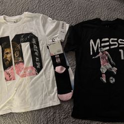 New Messi Soccer T-Shirts And Socks