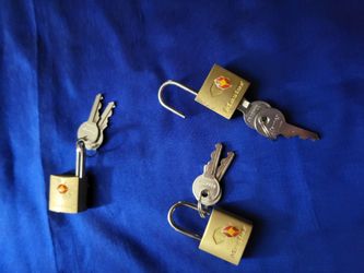 3 Small Master Key sets (2 keys each)
