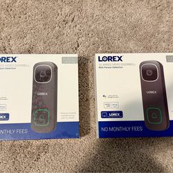 Lorex Security System Bundle - 4K NVR, Bullet Cameras, Dome Camera & Video Doorbells