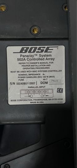 Bose speaker