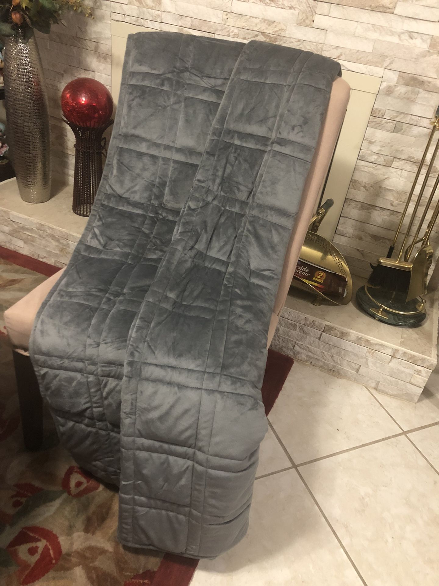 New Pine And River Weighted Blanket