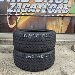 Pair Of 265/40/20 LEXANI LX TWENTY FREE INSTALL AND BALANCE 