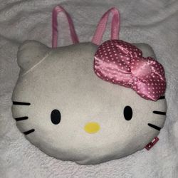 Hello Kitty Plush Backpack