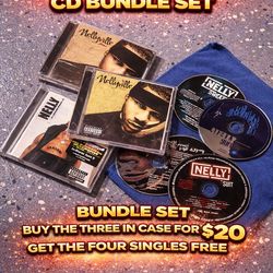 Nelly CD Bundle Set – Hip-Hop Classics 🔥