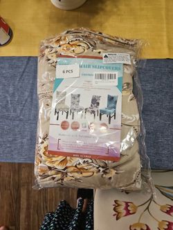 BRAND NEW 6 Piece Dining Chair Slip Cover
