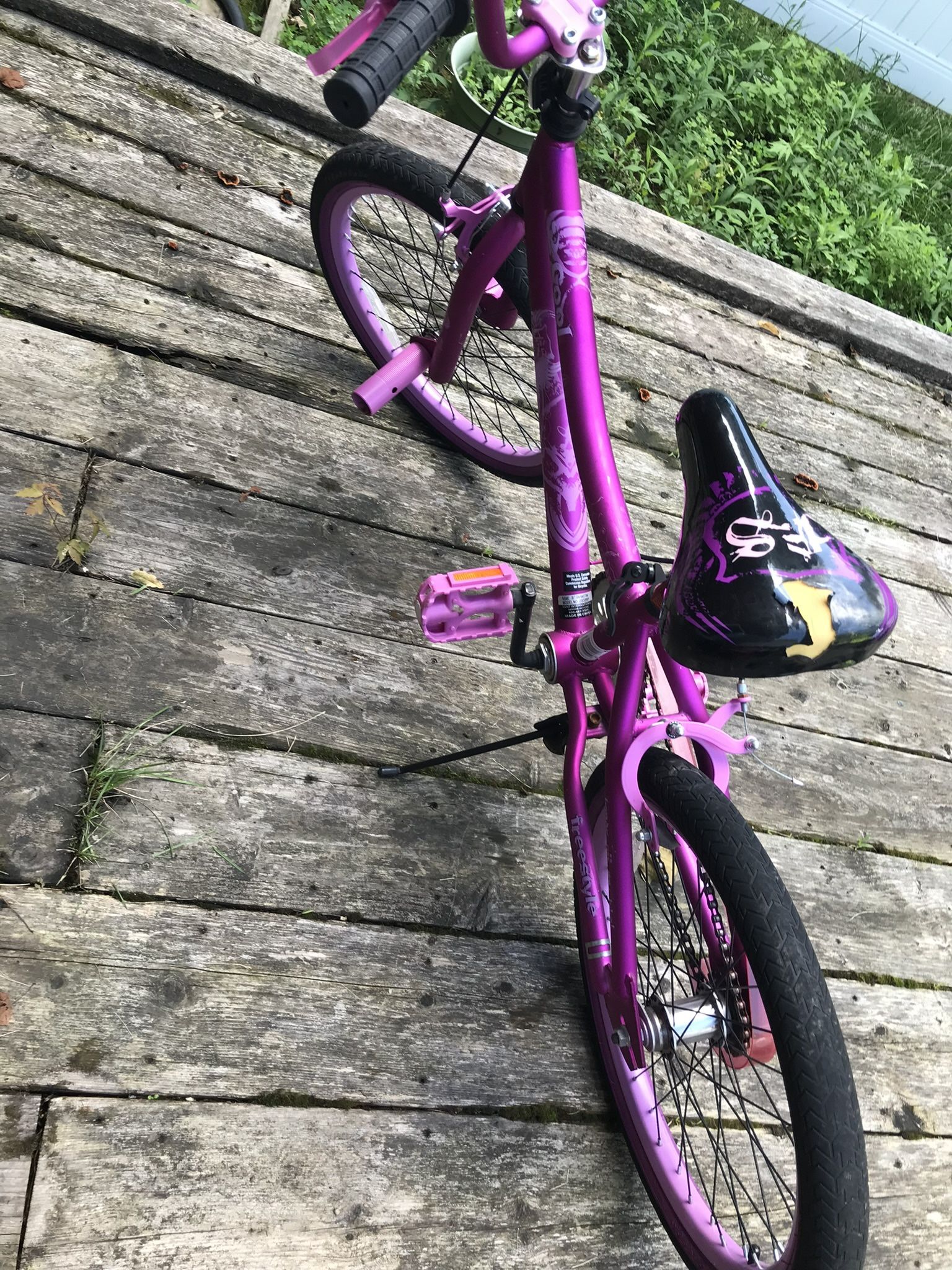 Kent 20" 2 Cool BMX Girl's Bike, Satin Purple