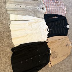 Men: Dress Shirts Size Medium