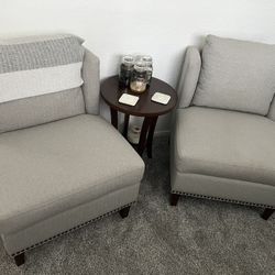 Accent Chairs + Table