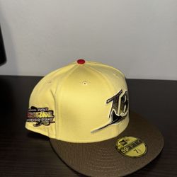 New Era Tampa Bay Rays Fitted Hat 7 1/2 