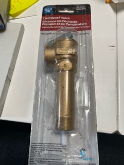 Reliable 3/4” T&P (Temperature & Pressure) Relief Valve