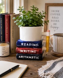 Book Lover Coffee Mug / Planter