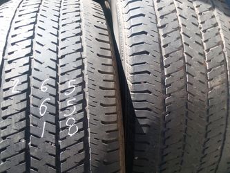 265 65 18 two Bridgestone tires $20 each
