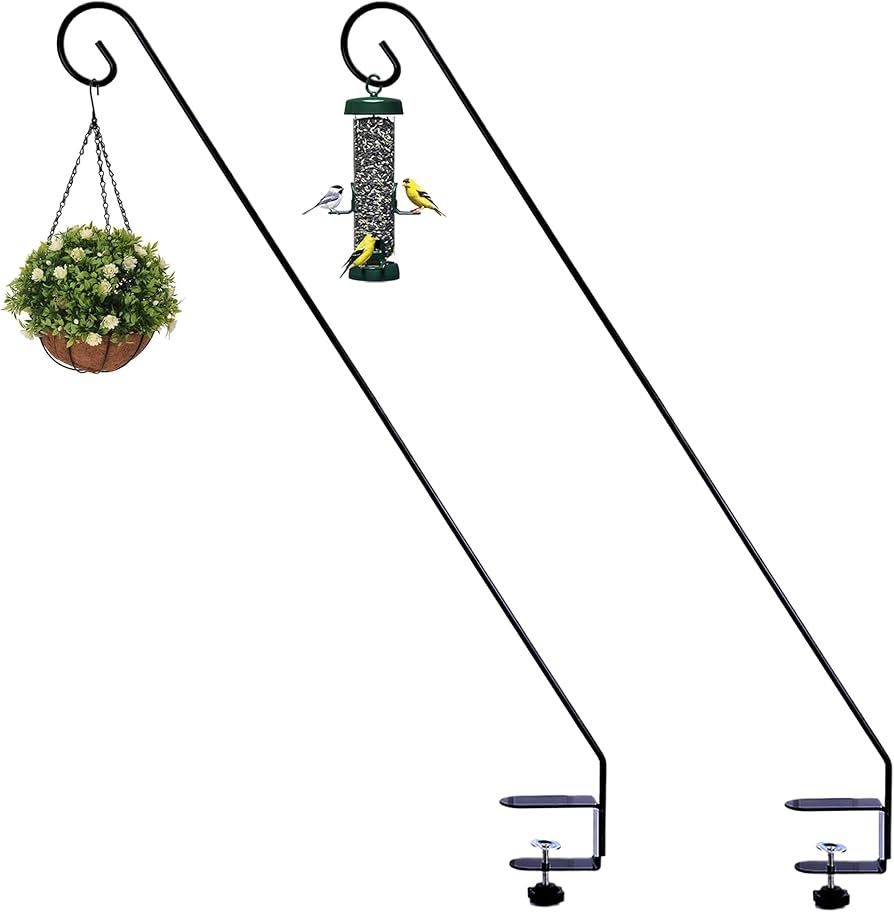 FEED GARDEN 31 Inch Heavy Duty Deck Hook for Railing 2 Pack
