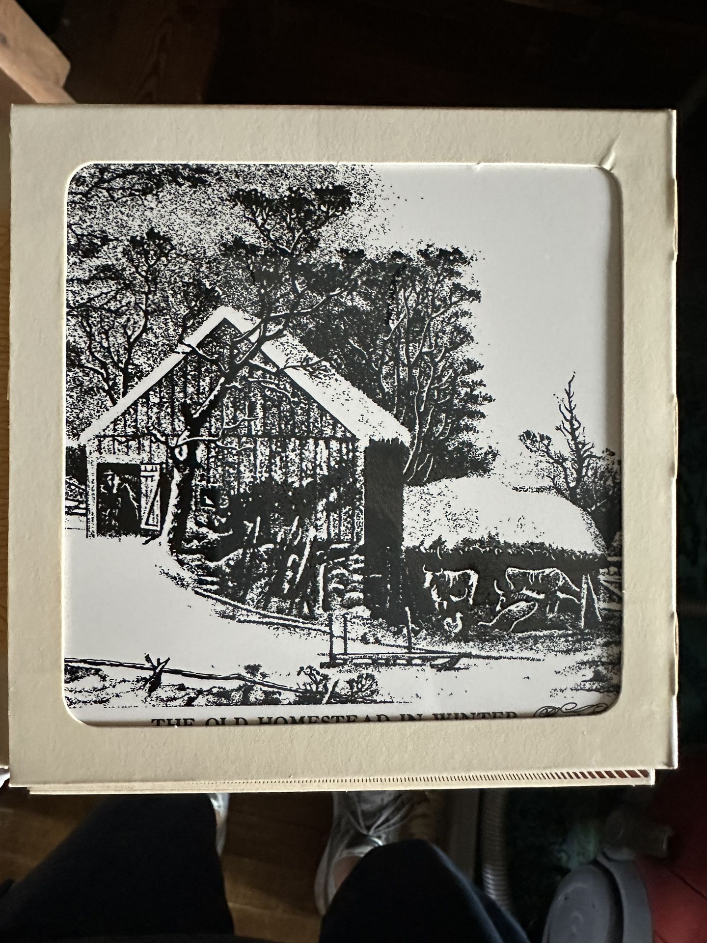 Currier & Ives Art Tile