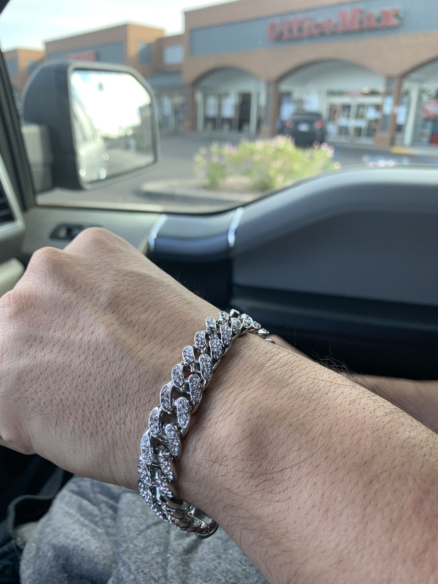 Men’s bracelet silver plated