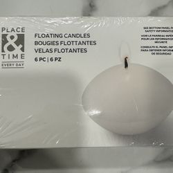 Floating candles 6pc