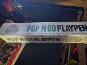 Pop 'N Go Playpen Fully Enclosed Warm Ivory
