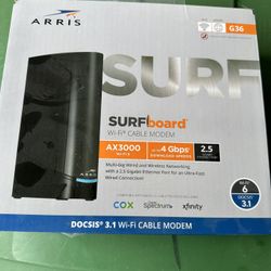 ARRIS SURFboard G36 DOCSIS 3.1 Wi-Fi 6 Cable Modem