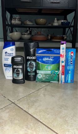 Head & Shoulders, AXE, Crest, Toothbrush