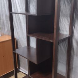 Brown Modern Bookshelf With Variety Of Shelves (New)