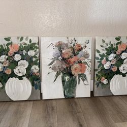 3 Piece Canvas Set Decor 