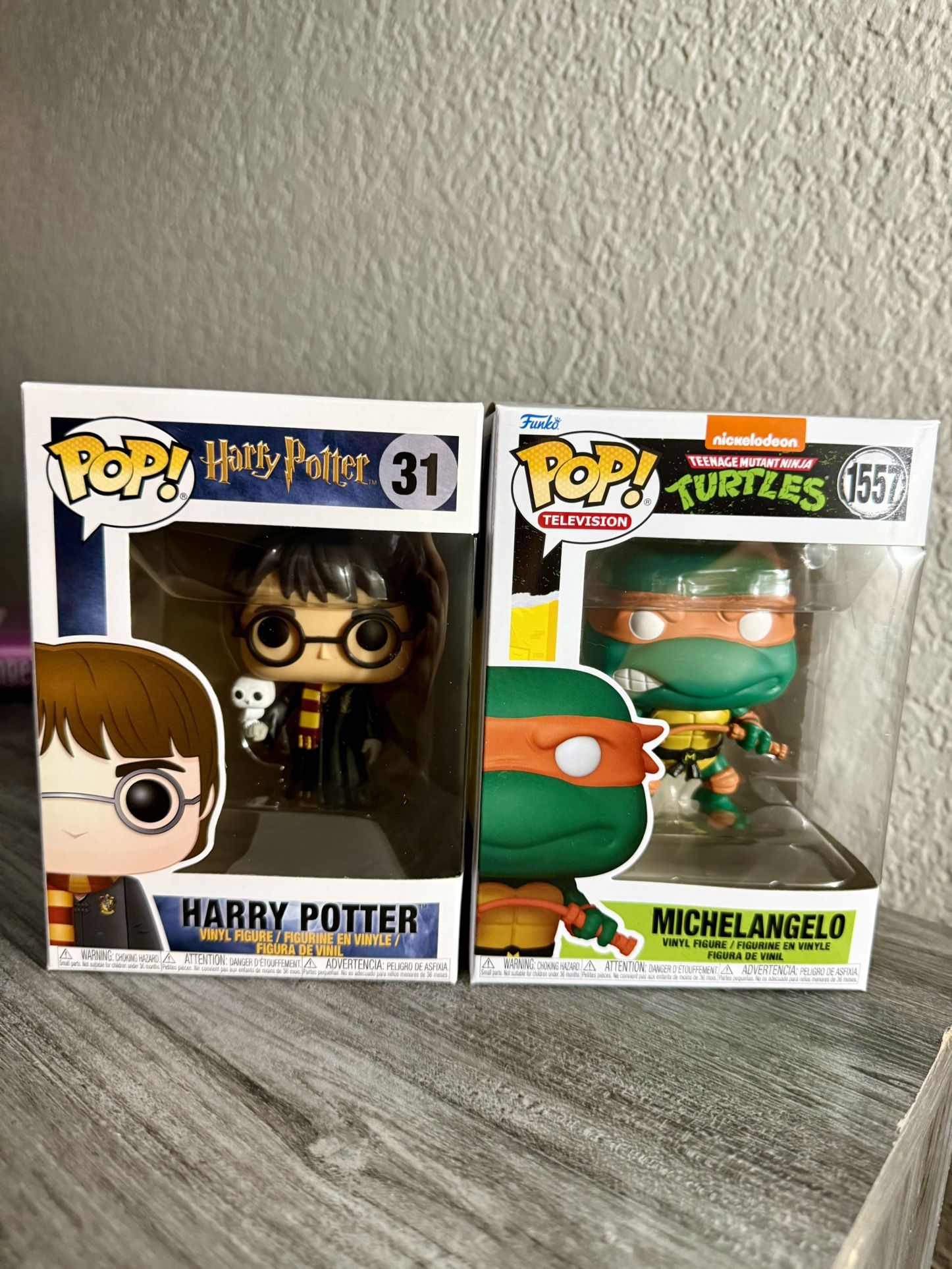 Funko Pop! (Harry Potter And Michelangelo)