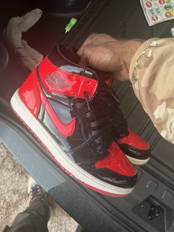 Air Jordan 1 bred Patent Leather