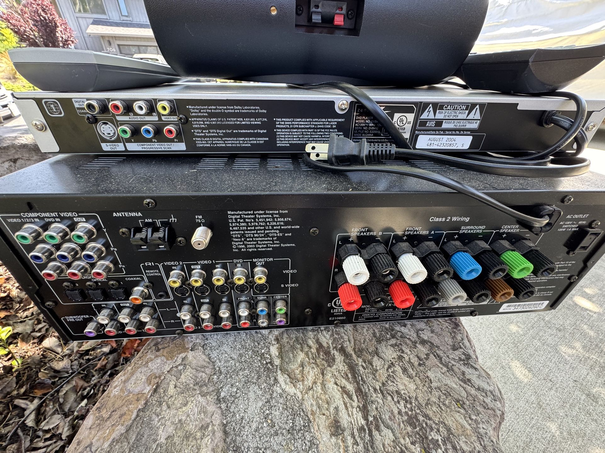 Surround Sound Receiver DVD Player