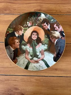 Vintage “Scarlett and Her Suitors “ Gone With the Wind W.L. George 8.5” diameter