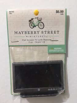 Small tv with remote