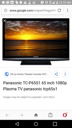 65 Panasonic Viera TCP65S1 Plasma TV w/VieraCast Platform&LAN