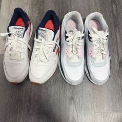 2 Shoes Size 51/2 Women Reebok And Nike Air 