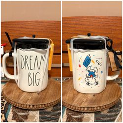 Rae Dunn Dream Big Topper Mug