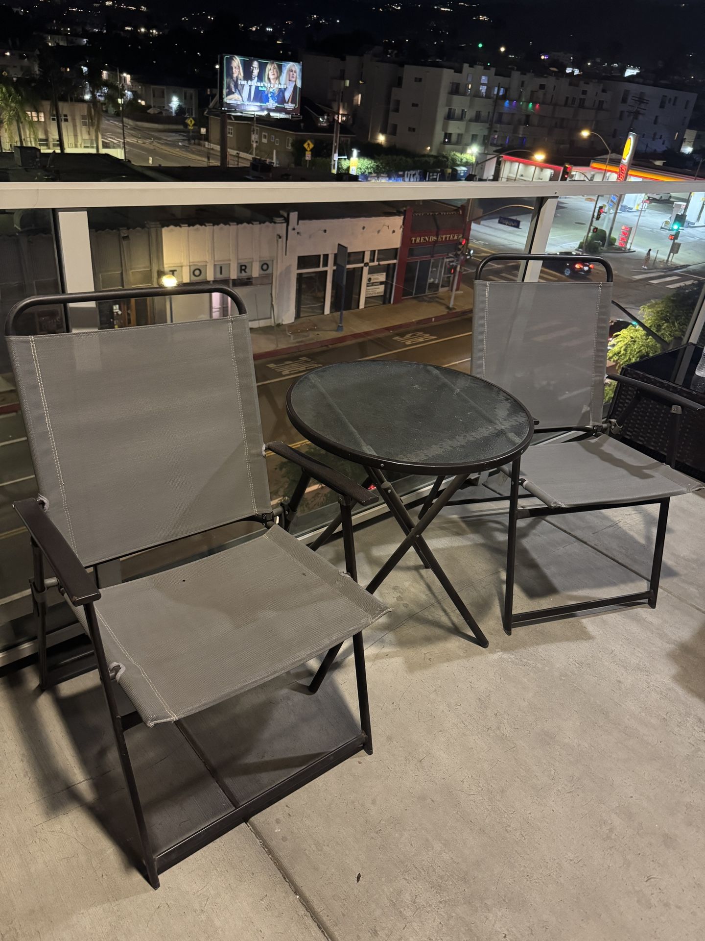 Patio Table And 2 Chairs Set - Bistro set