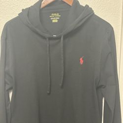Black Polo Hoodie