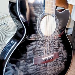 Exotic Series Acoustic Electric Guitar With Extras  (New)