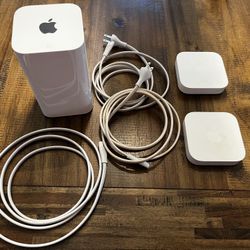 Apple AirPort Extreme and AirPort Express x2