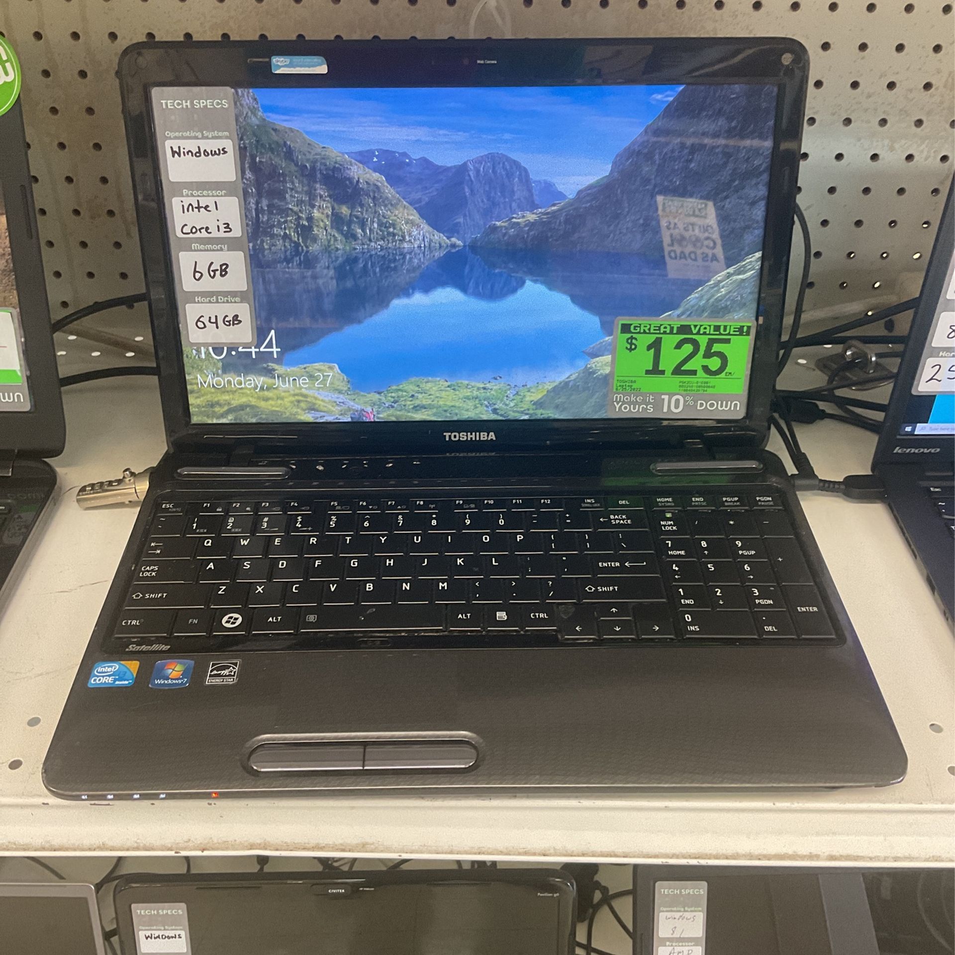 Toshiba Laptop 