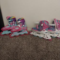 GIRLS ROLLER BLADES 