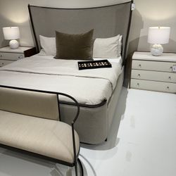 Modern Bedroom Set , Beds , Nightstands 